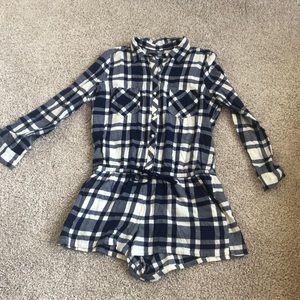 Aerie flannel romper